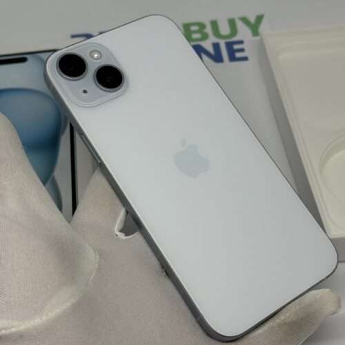 iPhone 15 Plus 128GB blauw /krasvrij /88% batt /garantie