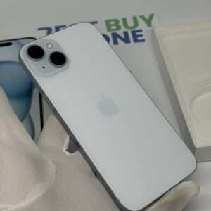 iPhone 15 Plus 128GB blauw /krasvrij /88% batt /garantie