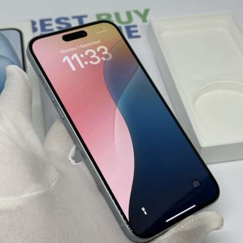 iPhone 15 Plus 128GB blauw /krasvrij /88% batt /garantie