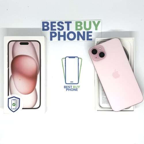iPhone 15 plus 128GB roze /krasvrij /99% batt /garantie