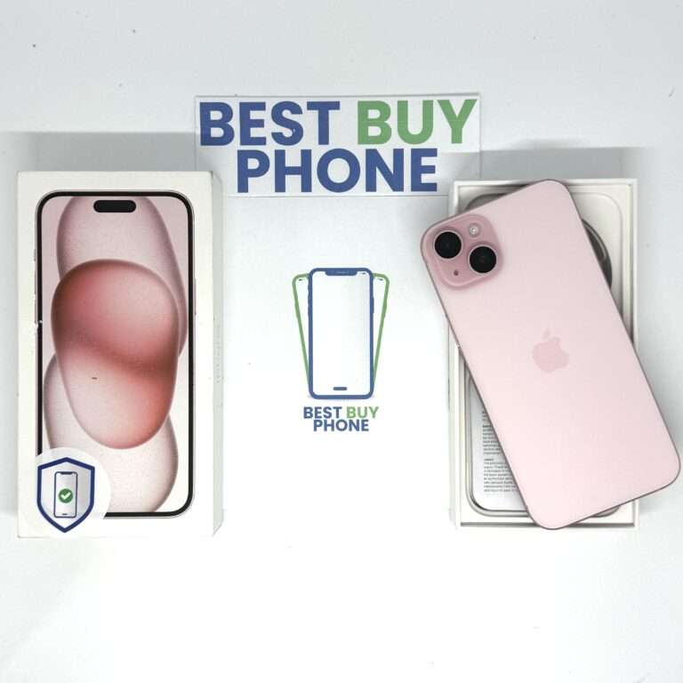 iPhone 15 plus 128GB roze /krasvrij /99% batt /garantie