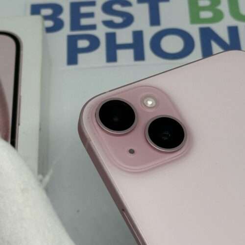 iPhone 15 plus 128GB roze /krasvrij /99% batt /garantie