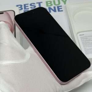 iPhone 15 plus 128GB roze /krasvrij /99% batt /garantie
