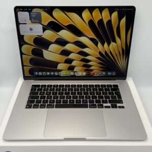 MacBook Air 15 inch M2 256GB zilver /krasvrij /98% batt /garantie