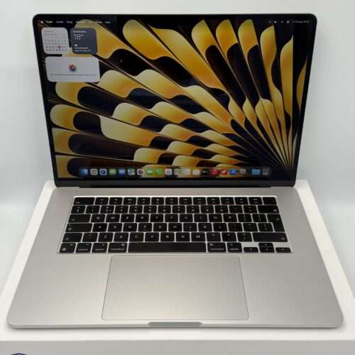 MacBook Air 15 inch M2 256GB zilver /krasvrij /98% batt /garantie