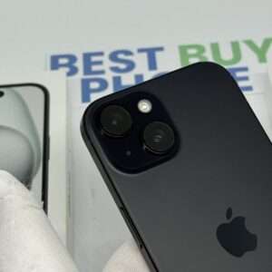 iPhone 15 128GB zwart /88% batt /kras vrij scherm /garantie