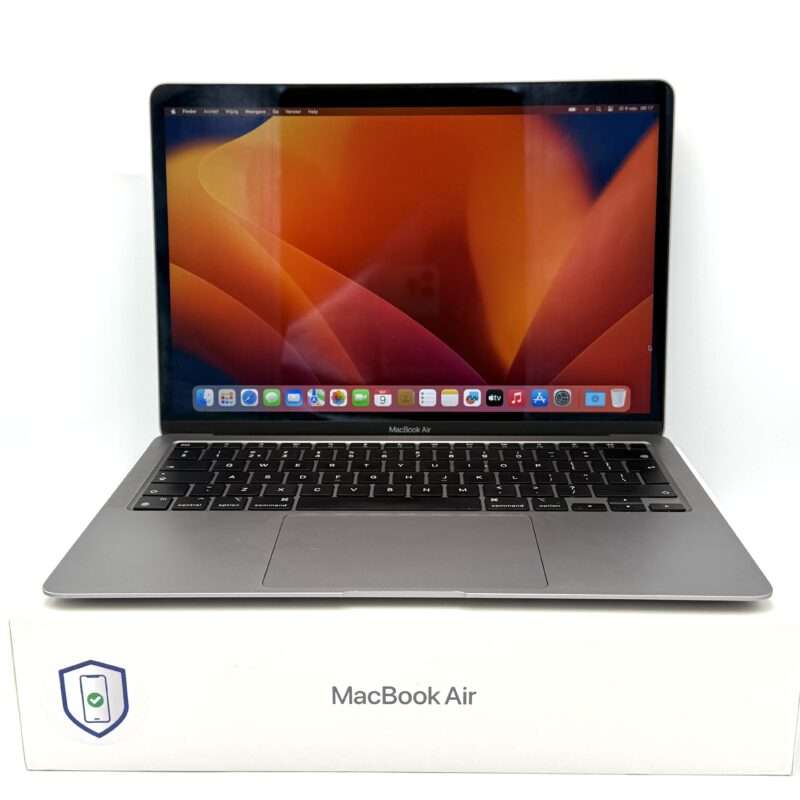 MacBook Air M1 256GB grijs /zeer net /88% batt /garantie