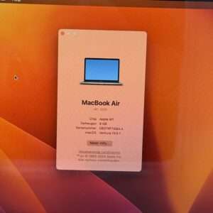 MacBook Air M1 256GB grijs /zeer net /88% batt /garantie