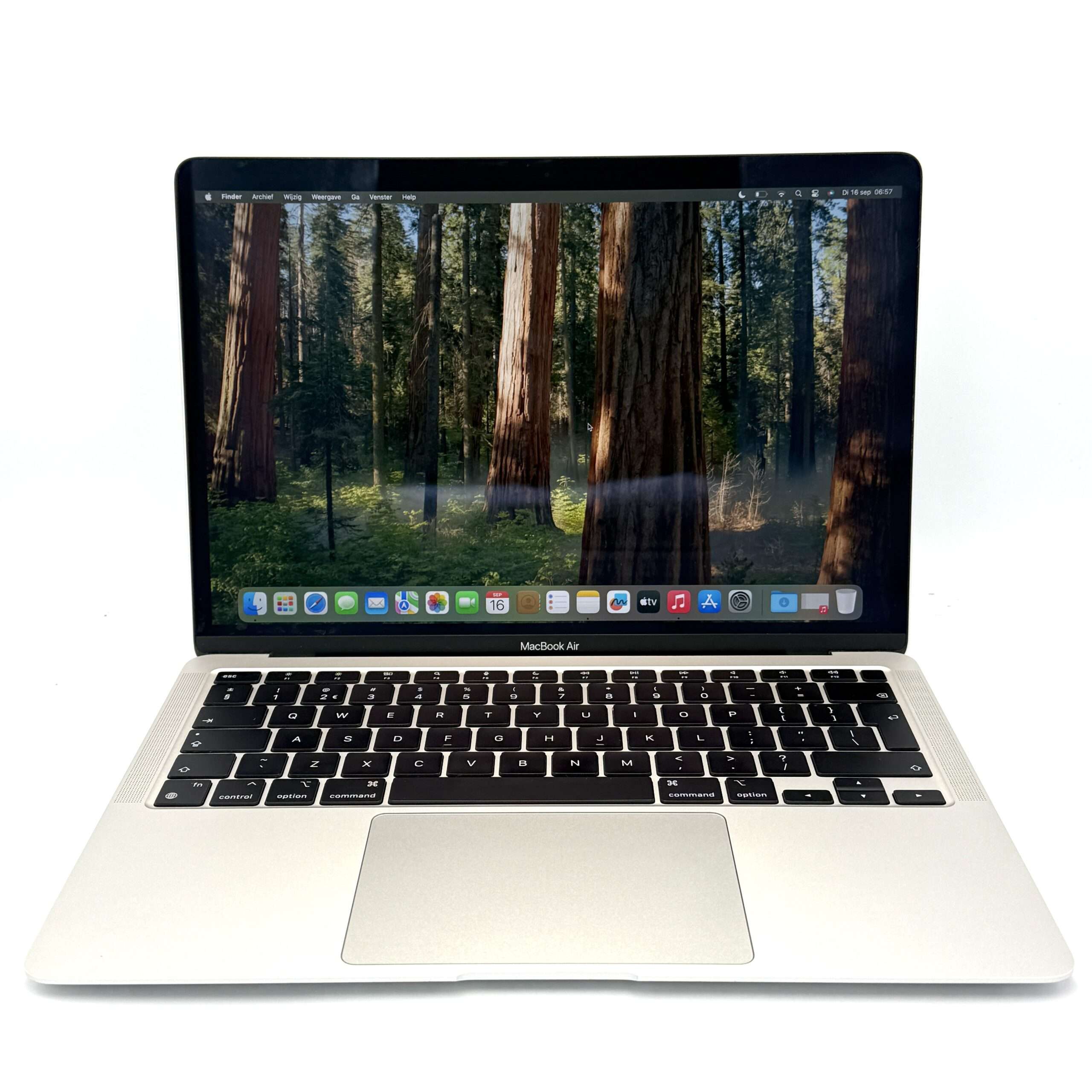 MacBook Air M1 512GB zilver /zeer net /97% batt /garantie