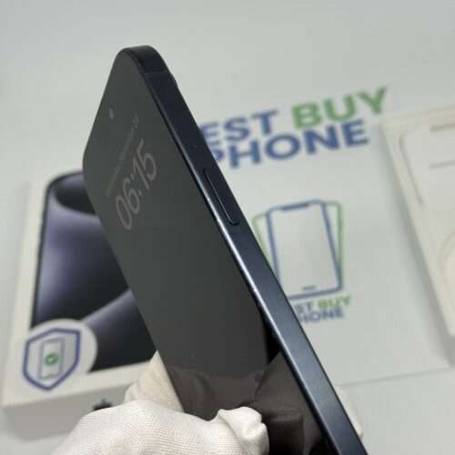 iPhone 15 Pro 256GB blauw /krasvrij glas /89% batt /garantie