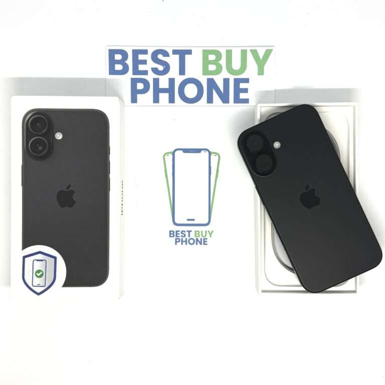 iPhone 16 128GB zwart /kras vrij /100% batt /garantie