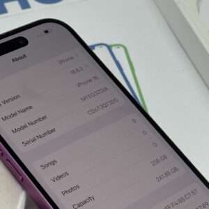 iPhone 16 256GB roze /licht gebruikt /100% batt /garantie