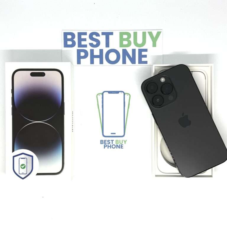 iPhone 14 Pro 128GB zwart /krasvrij /93% batt /garantie