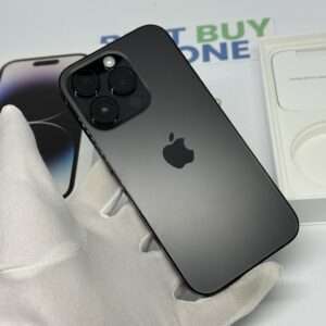 iPhone 14 Pro 128GB zwart /krasvrij /93% batt /garantie