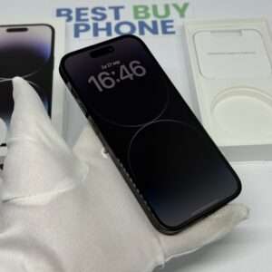 iPhone 14 Pro 128GB zwart /krasvrij /93% batt /garantie