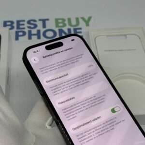 iPhone 14 Pro 128GB zwart /krasvrij /93% batt /garantie