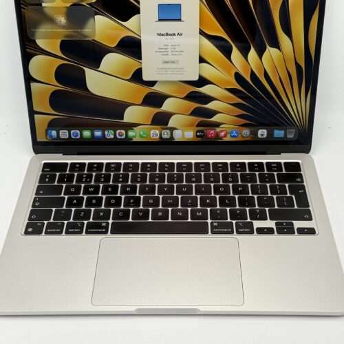 MacBook Air M2 512GB zilver /krasvrij /99% batt /garantie