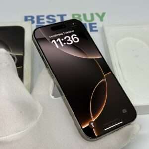 iPhone 16 Pro 128GB naturel /zeer net /98% batt /garantie