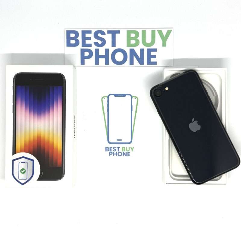 iPhone SE 2022 128GB zwart /ongebruikt + 12 maanden garantie