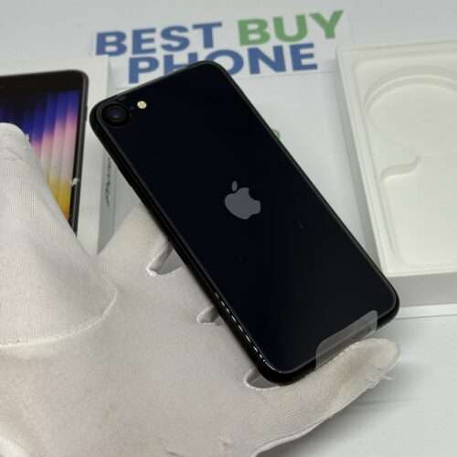 iPhone SE 2022 128GB zwart /ongebruikt + 12 maanden garantie