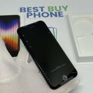 iPhone SE 2022 128GB zwart /ongebruikt + 12 maanden garantie