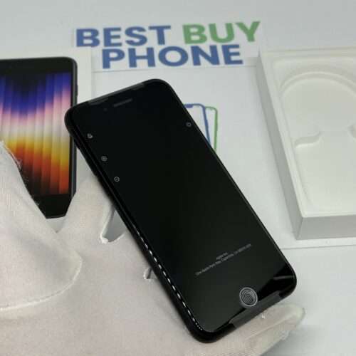 iPhone SE 2022 128GB zwart /ongebruikt + 12 maanden garantie