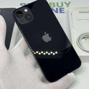 iPhone 13 128GB zwart /krasvrij /100% batt /garantie