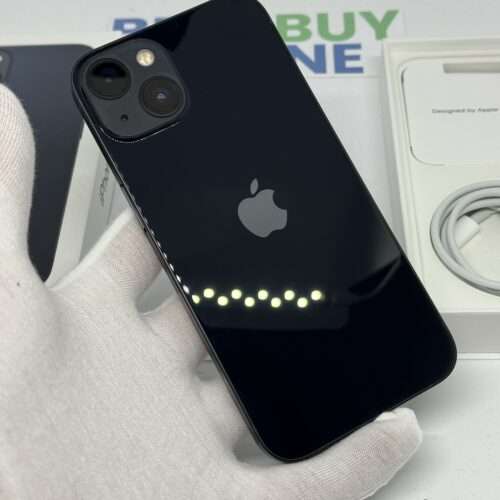 iPhone 13 128GB zwart /krasvrij /100% batt /garantie