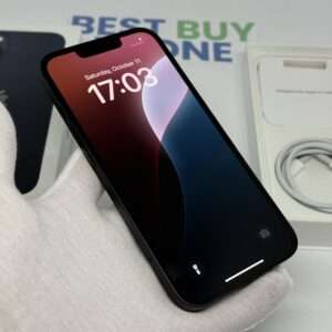 iPhone 13 128GB zwart /krasvrij /100% batt /garantie