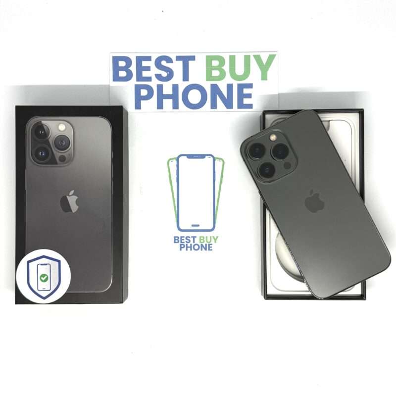 iPhone 13 Pro 256GB zwart /krasvrij /91% batt /garantie
