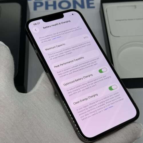 iPhone 13 Pro 256GB zwart /krasvrij /91% batt /garantie