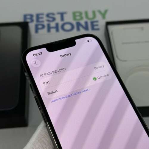 iPhone 13 Pro 256GB zwart /krasvrij /91% batt /garantie