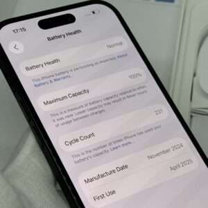 IMG_1676 iPhone 16 128GB zwart /kras vrij glas /100% batt /garantie