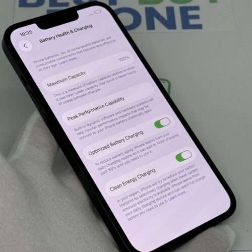 IMG_2055 iPhone 13 128GB zwart /krasvrij /100% batt /garantie