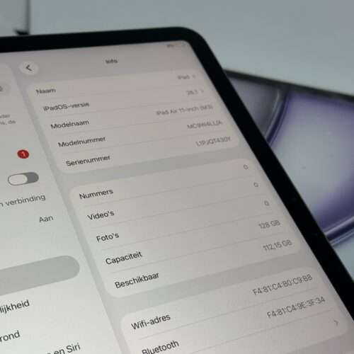IMG_2882 iPad Air 7e M3 128GB grijs /ongebruikt + 12 maanden garantie