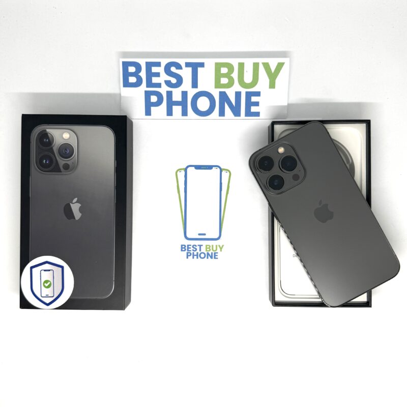 iPhone 13 Pro 128GB zwart /krasvrij /91% batt /garantie