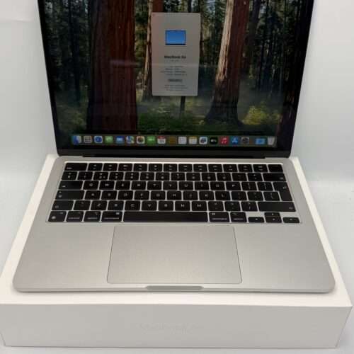 IMG_4747 MacBook Air M2 512GB zilver /krasvrij /100% batt /garantie