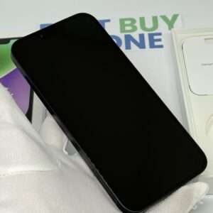 iPhone 14 Plus 128GB zwart /krasvrij /98% batt /garantie