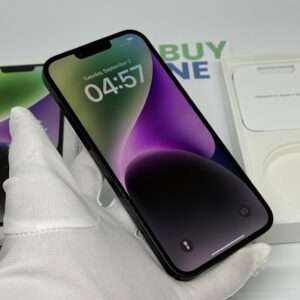 iPhone 14 Plus 128GB zwart /krasvrij /98% batt /garantie