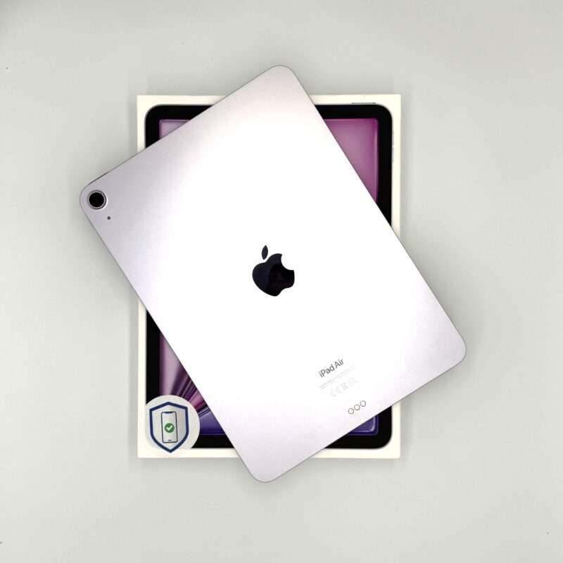 iPad Air 6e 11 inch M2 256GB paars /krasvrij /100% batt /garantie