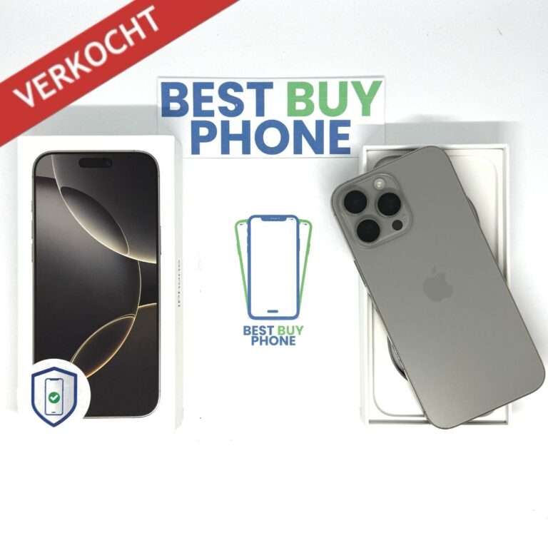 iPhone 16 Pro 128GB naturel /zeer net /98% batt /garantie