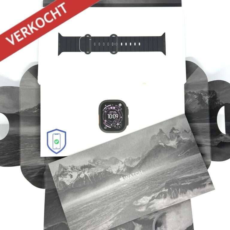Apple Watch Ultra 3 zwart Ocean Band /nieuw + 24 maanden garantie