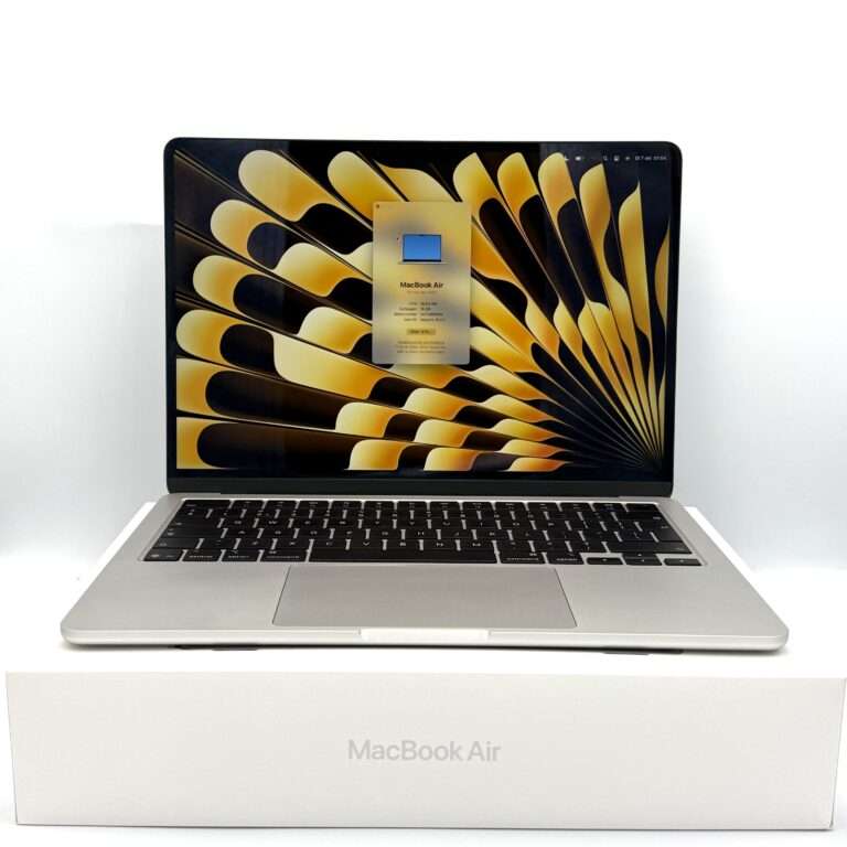 MacBook Air M2 512GB zilver /krasvrij /99% batt /garantie