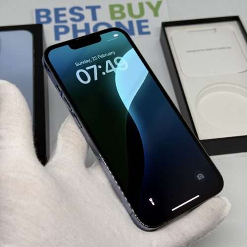 iPhone 13 Pro 128GB blauw /86% batt /krasvrij glas /garantie