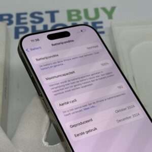 iPhone 14 Pro 256GB zwart /licht gebruikt /100% batt /garantie