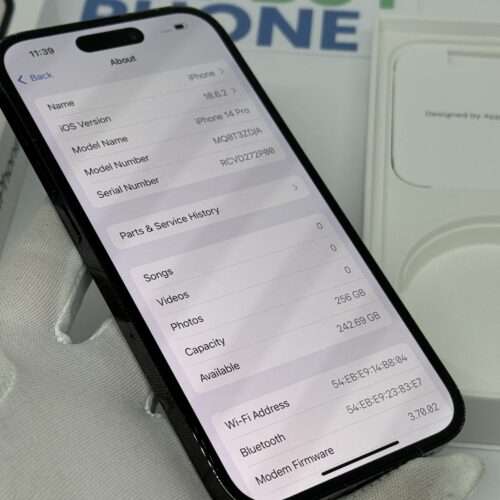 iPhone 14 Pro 256GB zwart /licht gebruikt /100% batt /garantie