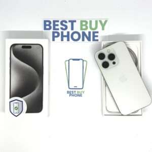 iPhone 15 Pro 128GB wit /krasvrij /91% batt /garantie