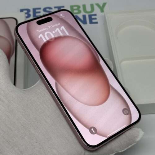 iPhone 15 Plus 128GB roze /89% batt /licht gebruikt /garantie