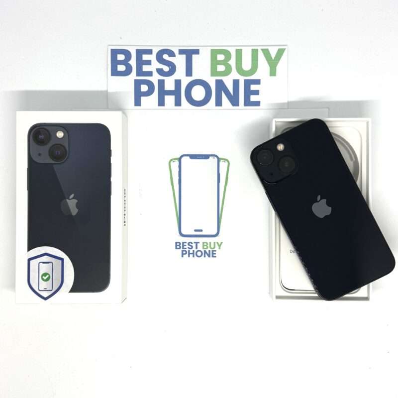 iPhone 13 mini 128GB zwart /kras vrij scherm /100% batt /garantie