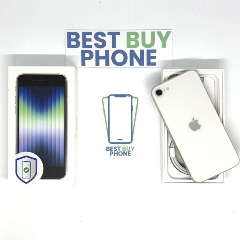 iPhone SE 2022 128GB wit /89% batt /licht gebruikt /garantie